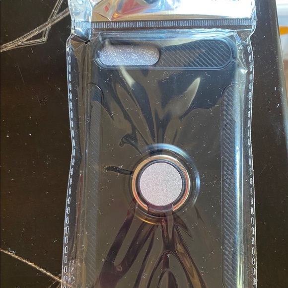 Black iPhone 7/8 Plus Phone Case with Kickstand - Picture 2 of 6